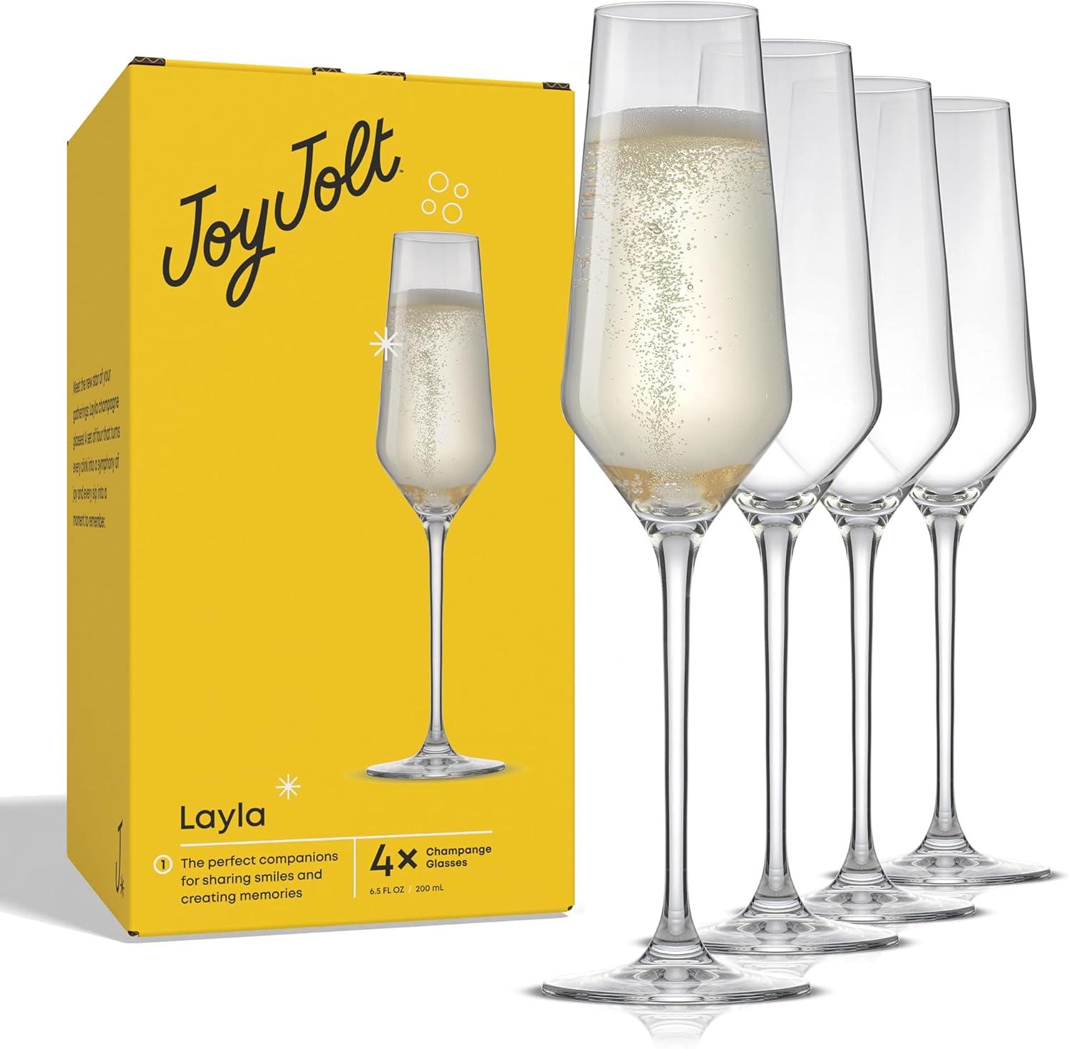 JoyJolt Champagne Flutes: Elevating Every Toast (Surprising Uses)