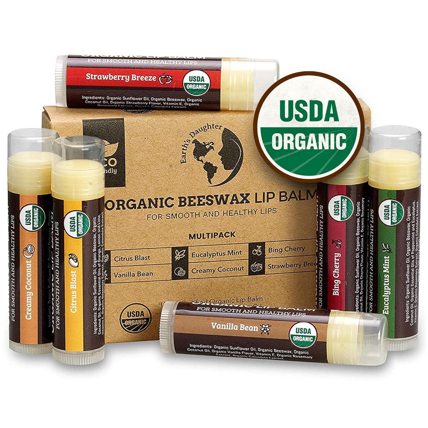 Earth's Daughter Lip Balm Showdown: Fruit Flavors vs. Vitamin E