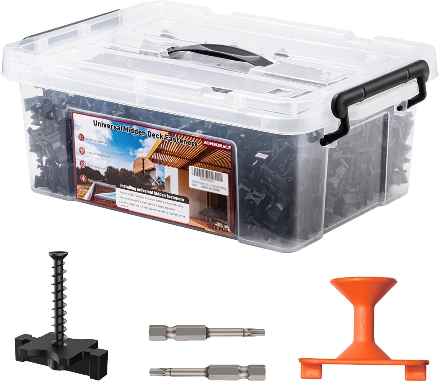 Deck Fasteners Showdown: Hidden Clips vs. Plastic Ones!