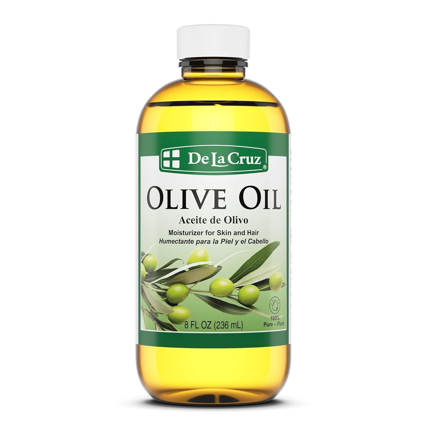 De La Cruz Olive Oil Showdown: Nourishment for Hair & Skin