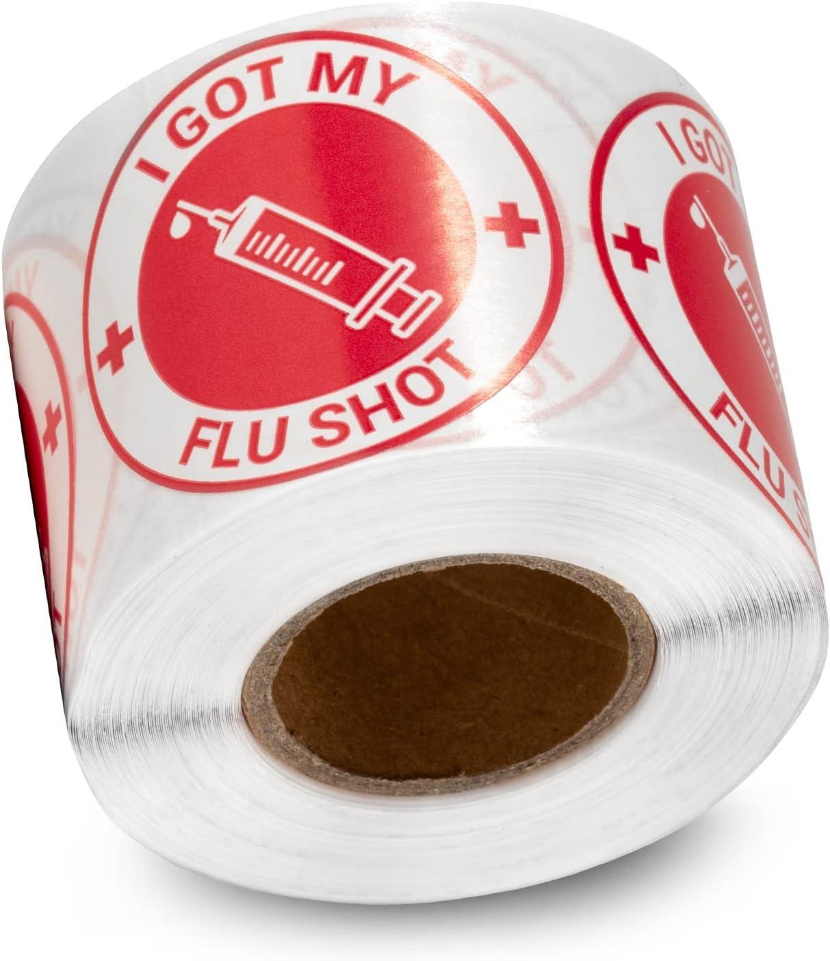 Flu Shot Stickers Showdown: Blue, Red, or Green for Clinics?