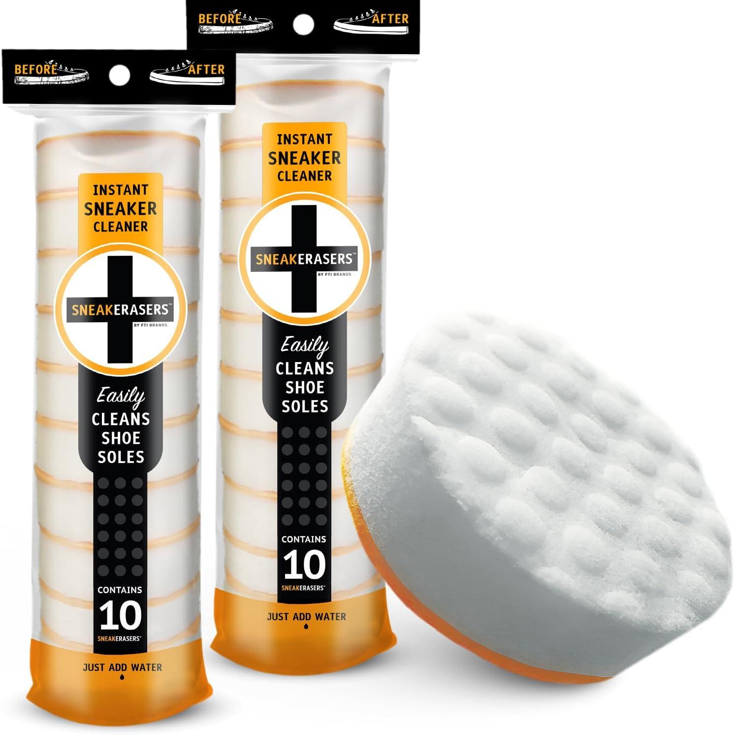 Sneaker Cleaner Showdown: Grandma's Secret vs. Dual-Sided Sponges