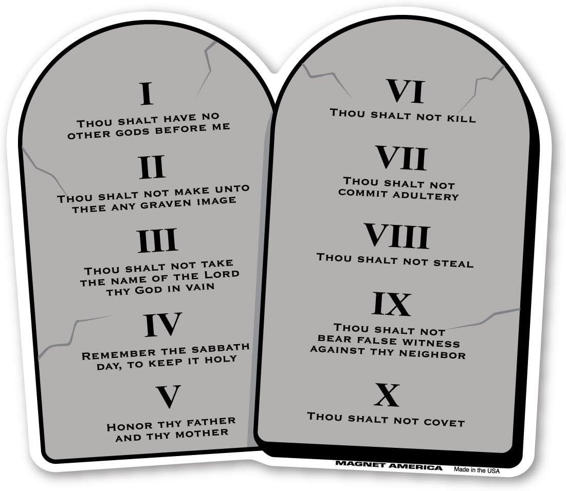 Ten Commandments Magnet: A Surprising Twist for Your Car