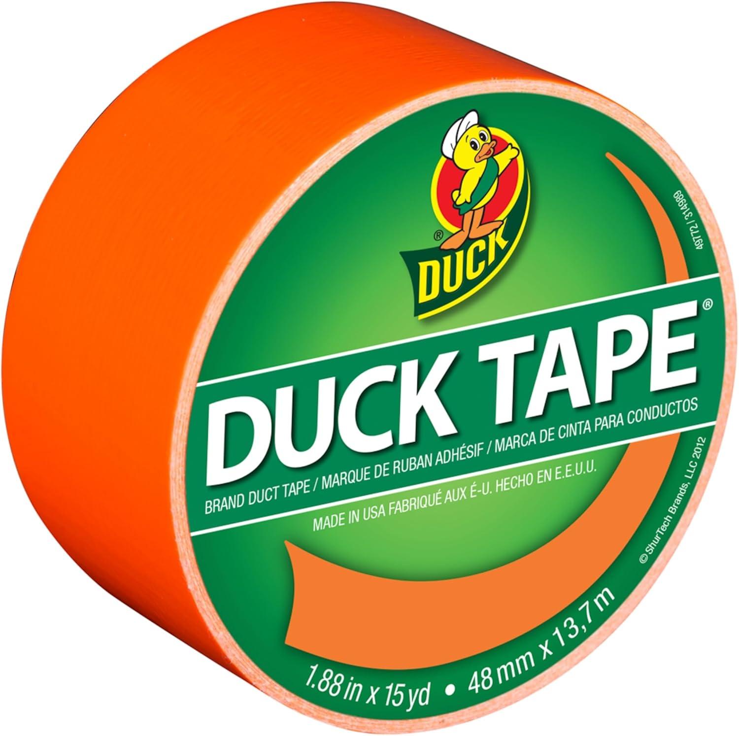 Neon Orange Duct Tape Showdown: Crafting Versatility Unleashed