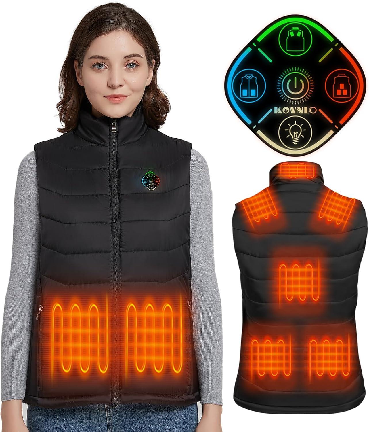 Winter warmth showdown: KOVNLO heated vest saves your chill