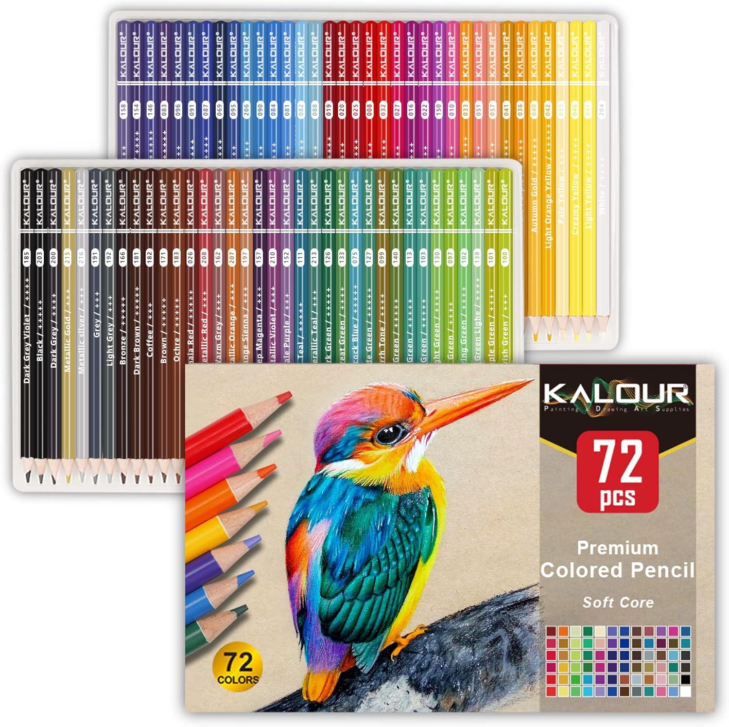 Coloring Pencil Showdown: Soft Core vs. Vibrant Blends!
