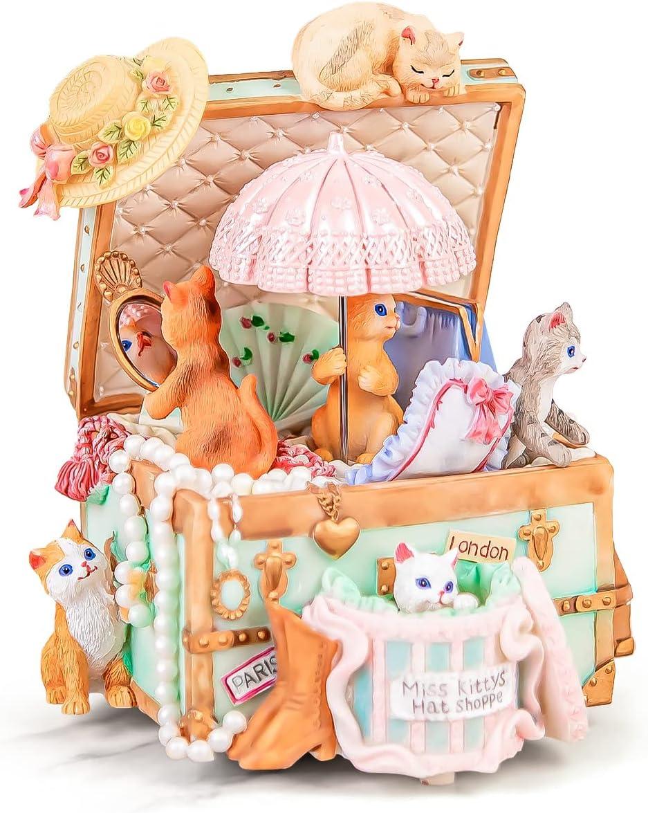 Cozy Cat Music Box Showdown: Heartfelt Gifts for Her