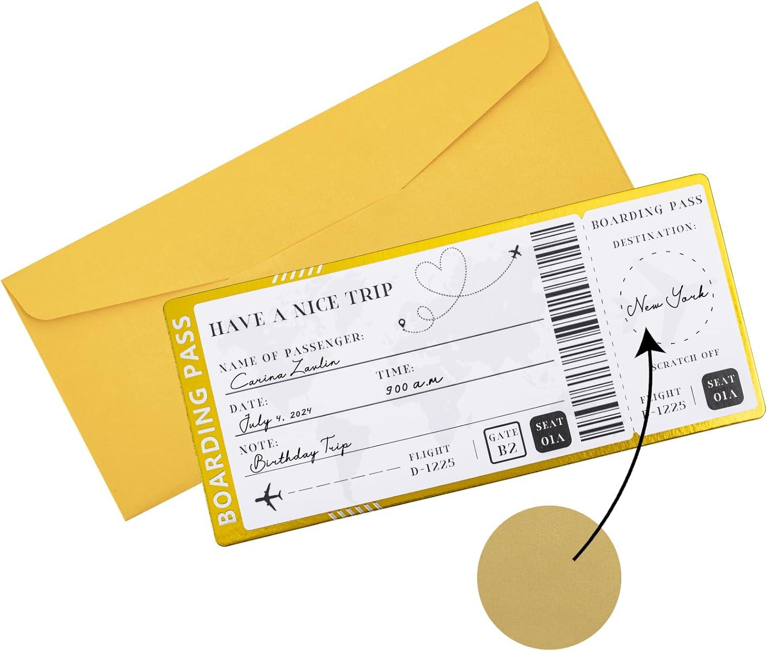 Scratch-off Surprise Showdown: Travel Tickets for All Occasions