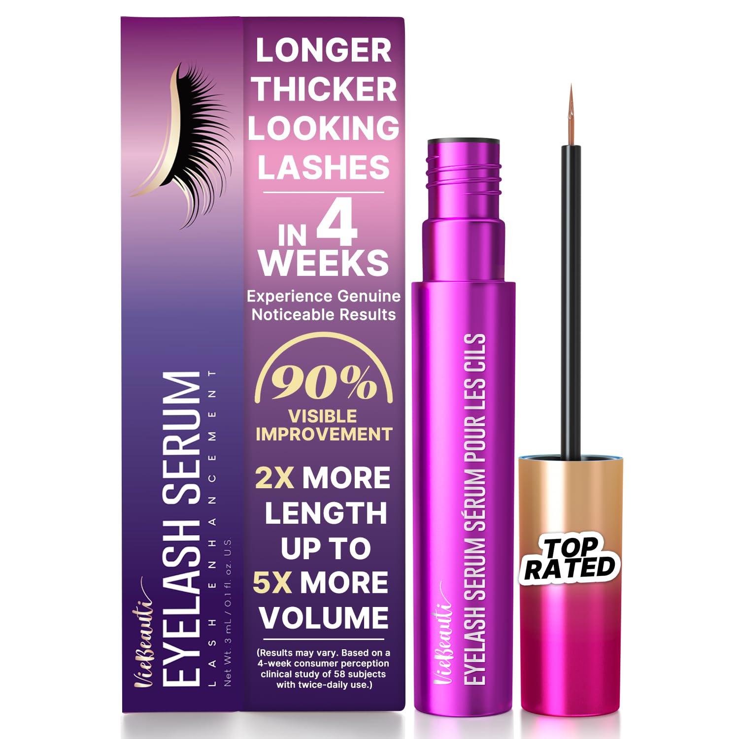 VieBeauti Eyelash Serum Showdown: Thicker Lashes Await!