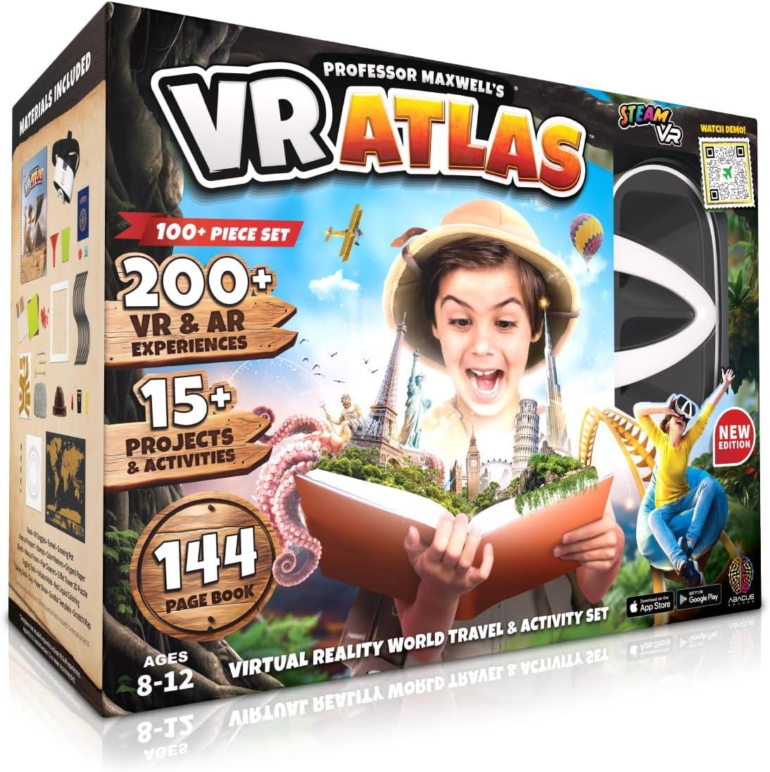 Professor Maxwell's VR Atlas: Fun Travels vs. Boring Books