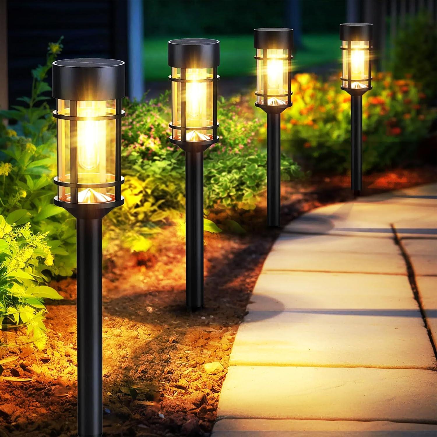 Solar Pathway Lights Showdown: Style Meets Tough Weather