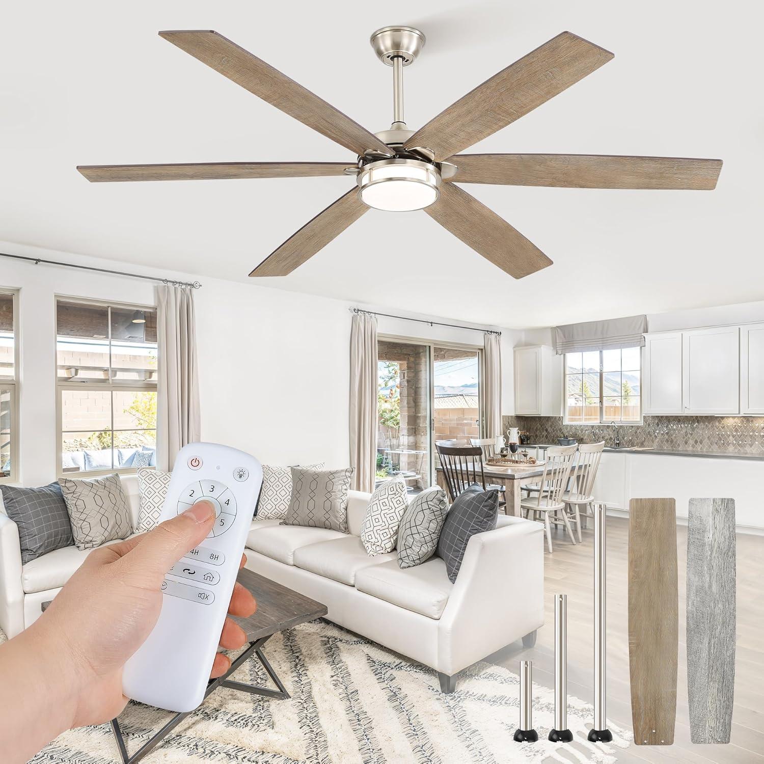 Ceiling Fans Showdown: Size Matters! 65 vs. 42 vs. 52 Inches