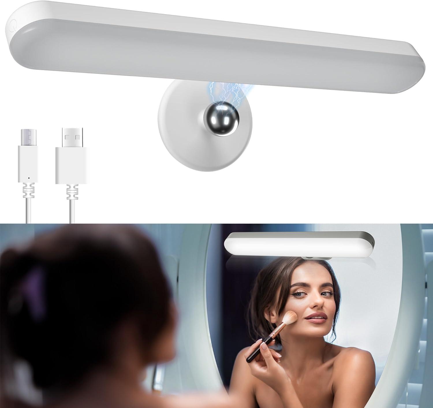 Rechargeable Mirror Lights Showdown: Brightness & Flexibility!