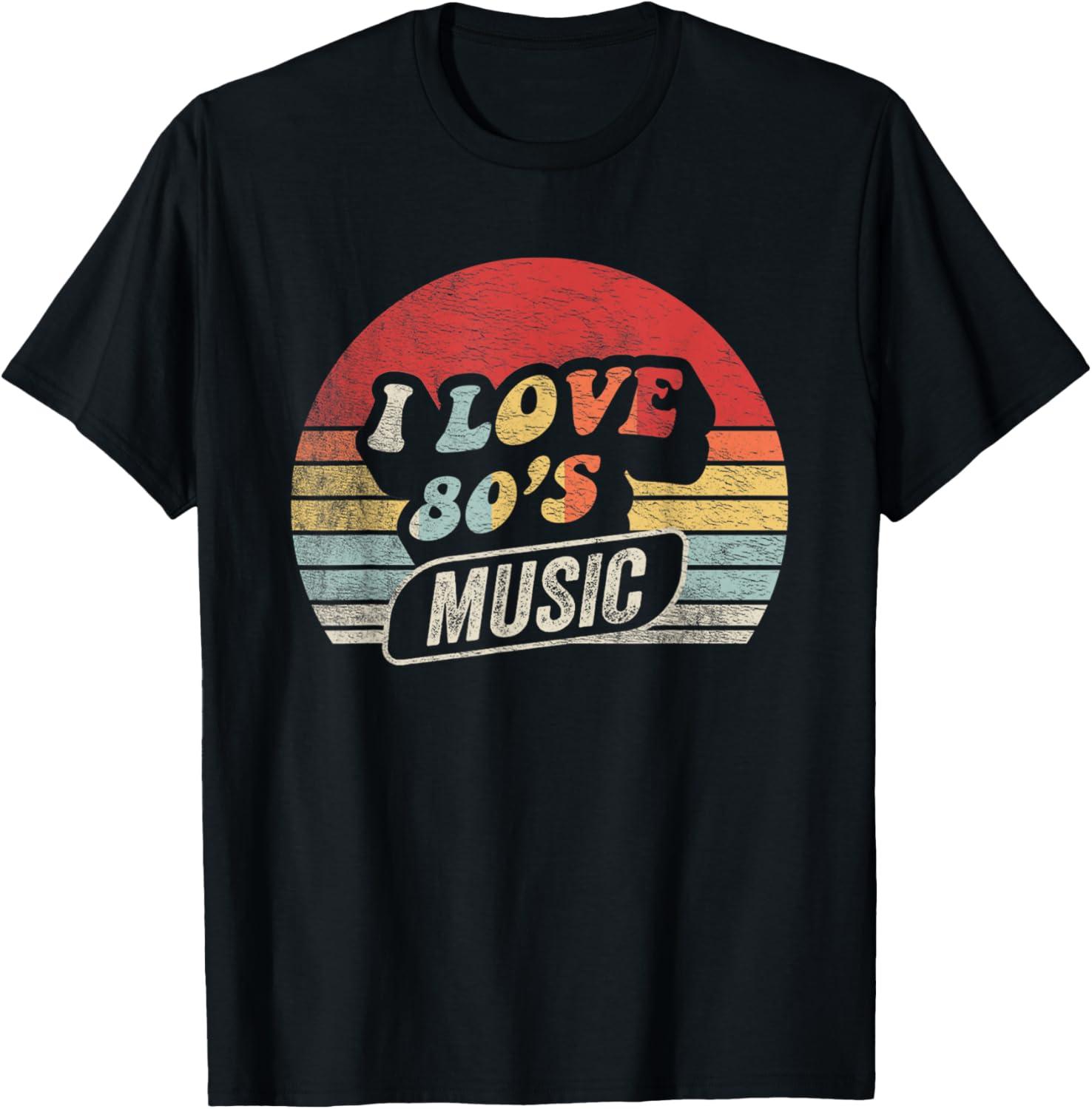 Retro 80s Music Shirt Showdown: Love for Vintage Vibes