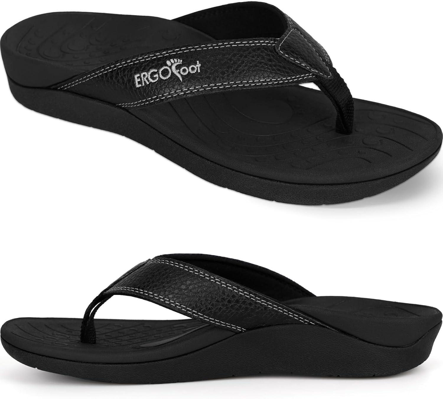 Beach Comfort Showdown: ERGOfoot Flip Flops for All Feet