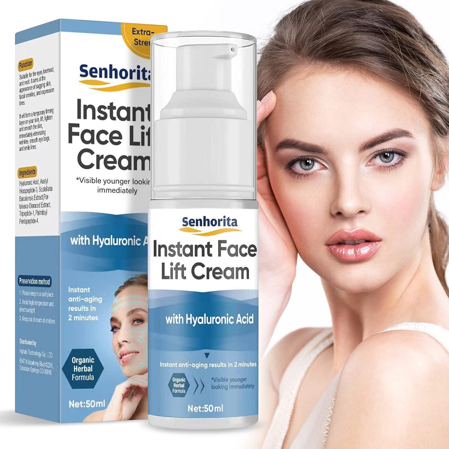 Instant Face Lift Cream vs. Skin Tightening: Surprising Effects