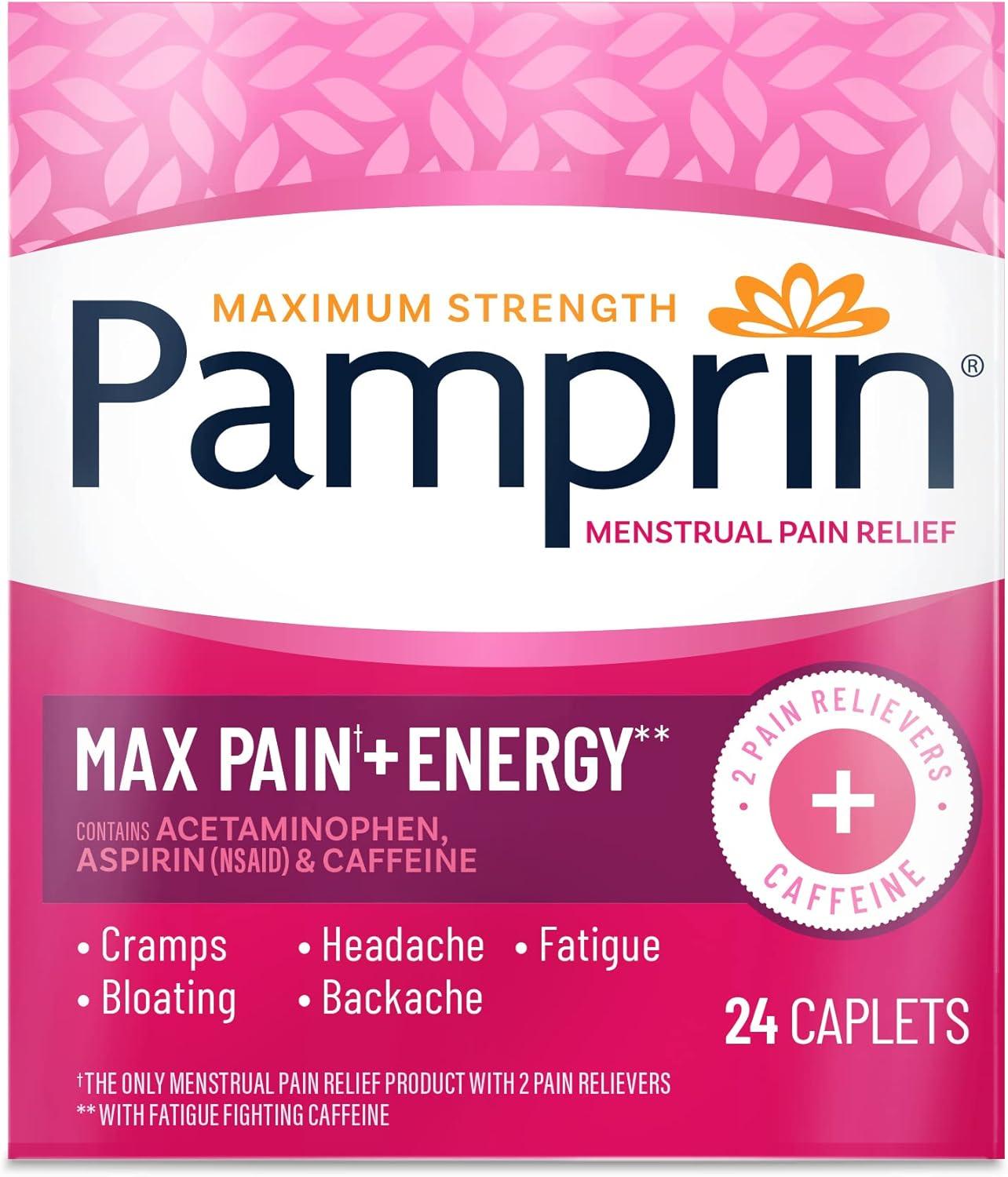 Pamprin's Pain Relief versus Cramps: Surprising Energy Boost!