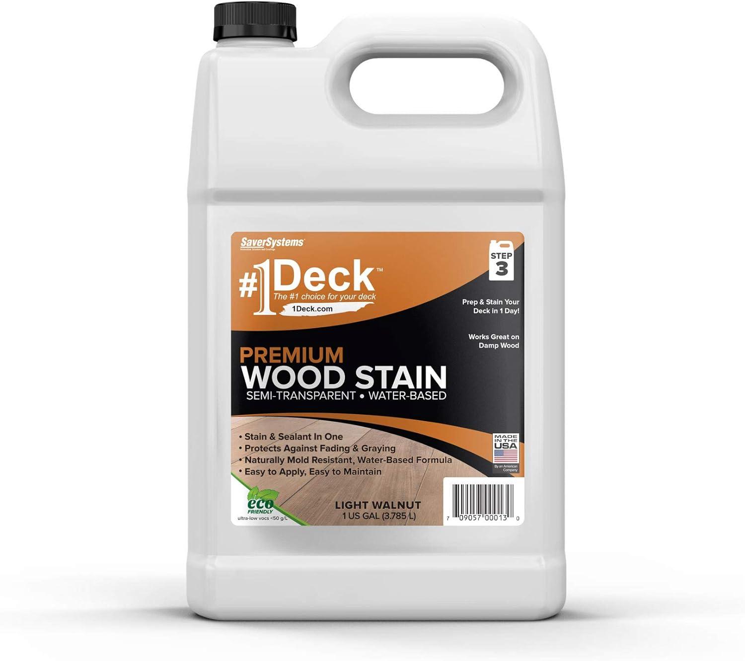 Water-Based Wood Stain Showdown: Light Walnut vs. Weather