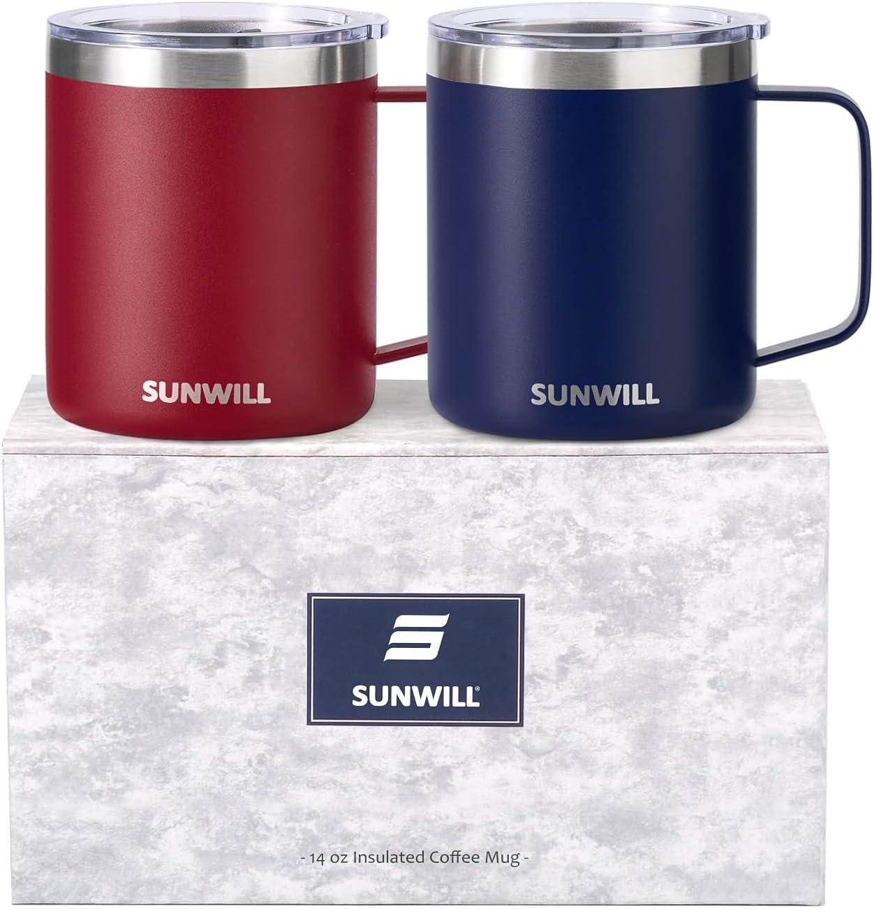 Color Clash Showdown: SUNWILL Travel Coffee Mugs for Every Mood