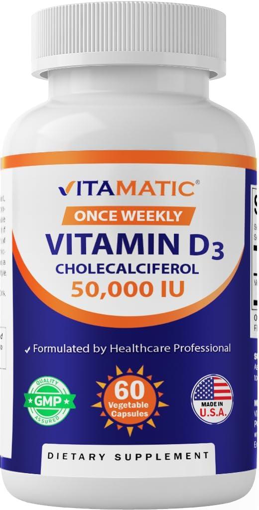 Vitamin D Showdown: 1000 IU vs. 5000 IU vs. 50,000 IU Options