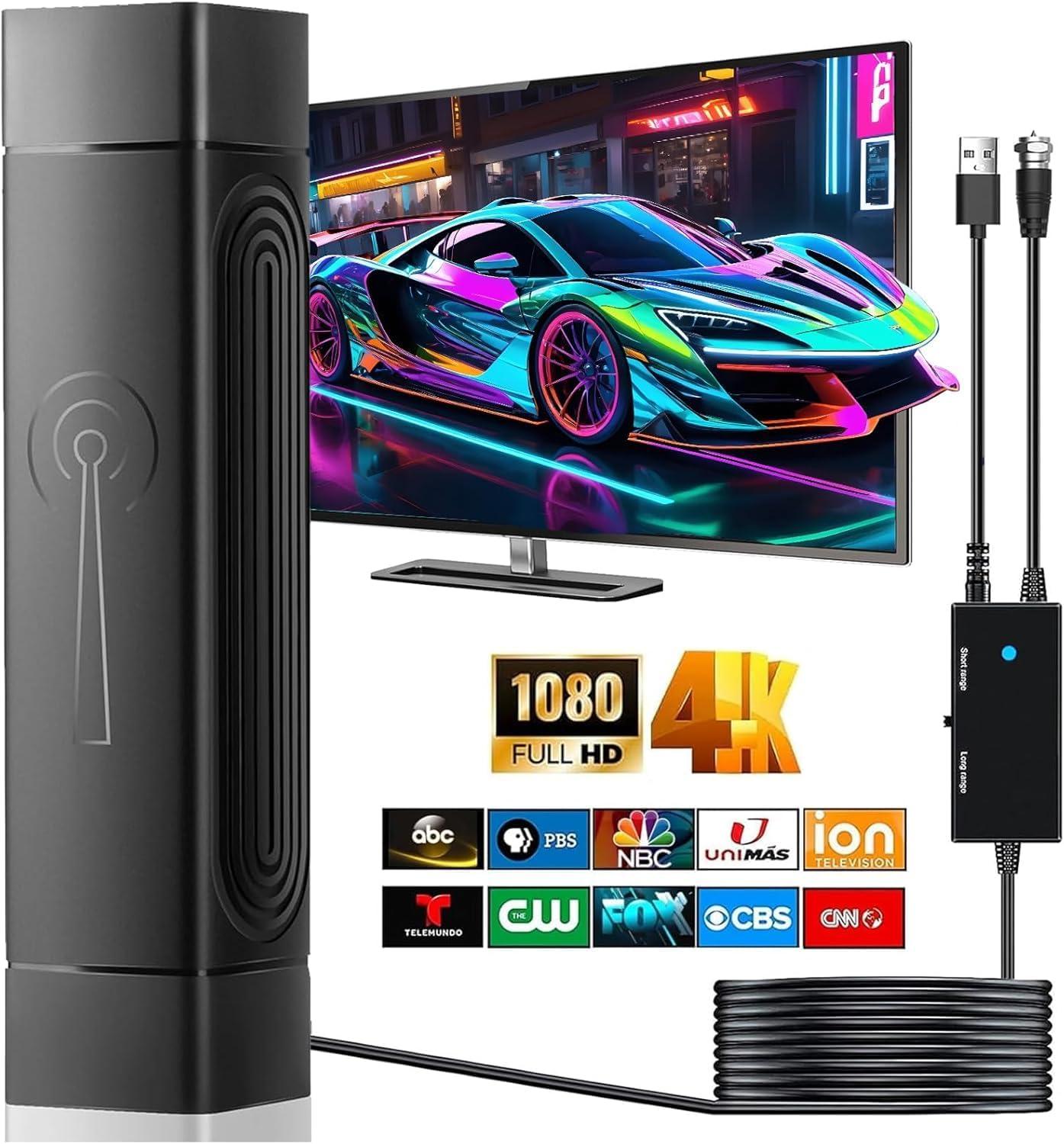 Indoor TV Antennas Showdown: 600 Miles vs. Portable Options!