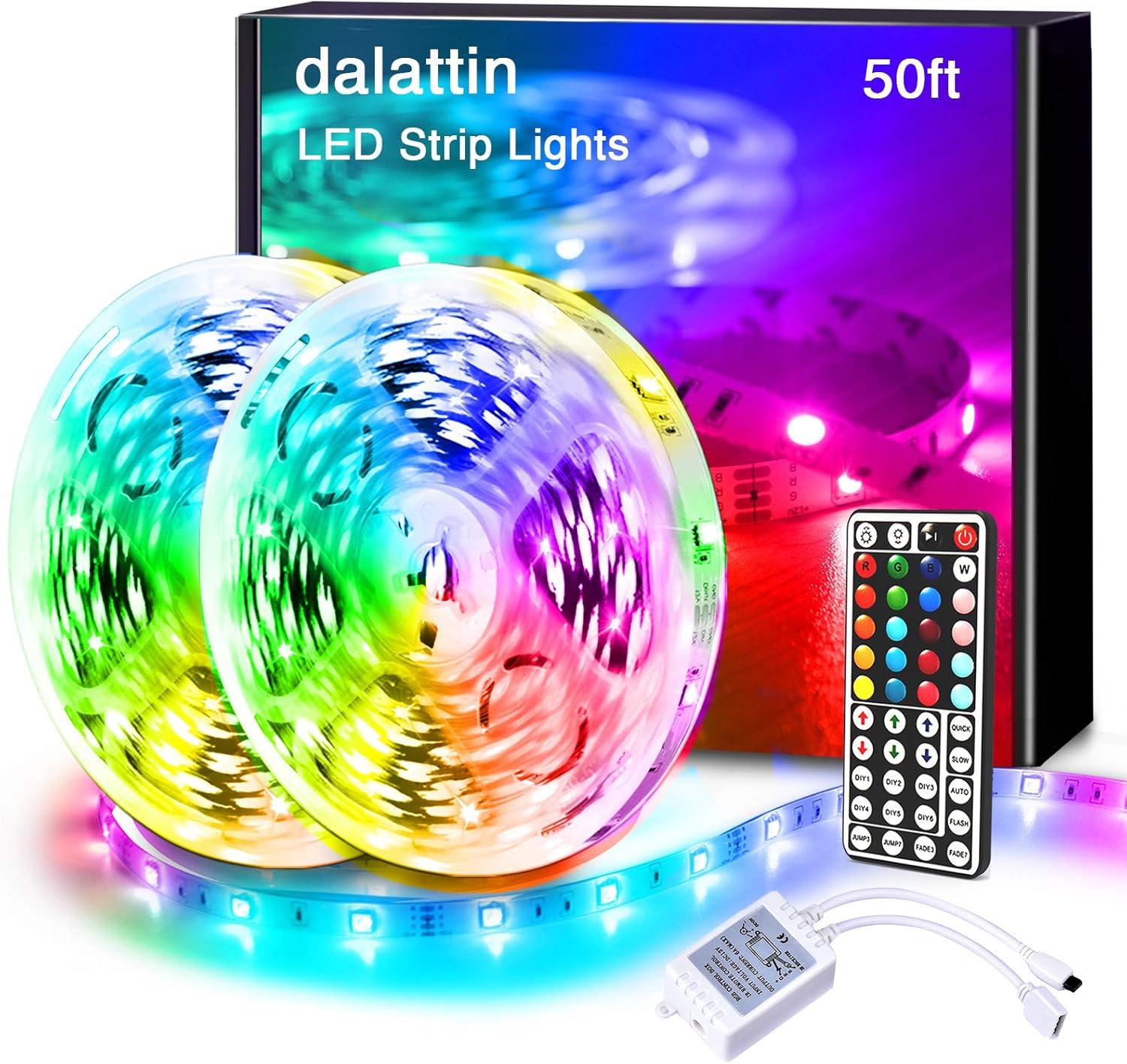 Dalattin LED Strip Lights Showdown: RGB Flexibility Meets Fun