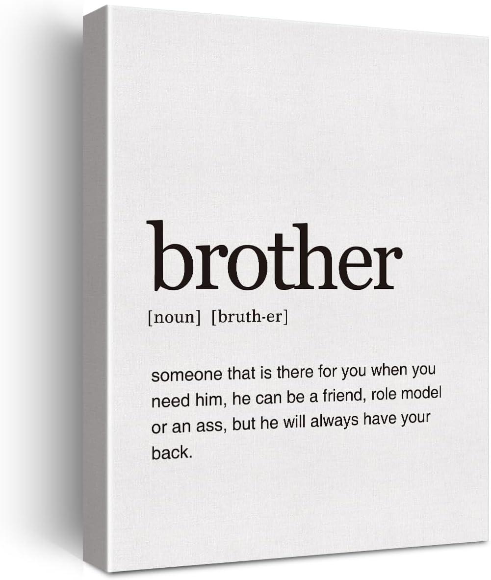 Brother Gifts Showdown: Canvas Art, T-Shirts, or Wallets?