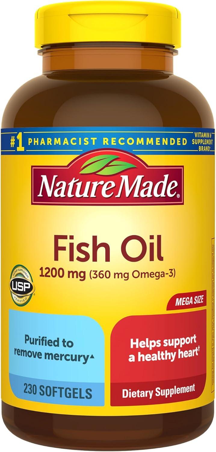 Fish Oil Showdown: Dr. Tobias vs. Nature Made vs. Sports Research