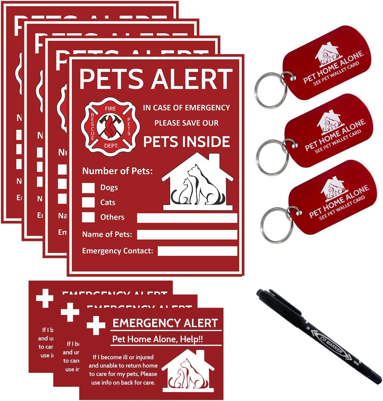 Dog House Showdown: Cozy Retreats vs. Emergency Alert Stickers