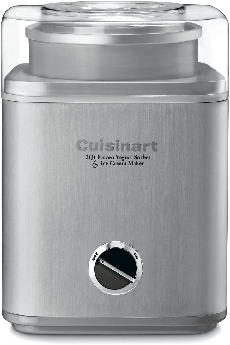 Compare Cuisinart ICE30BCP1: Unique double-bowl, tested, 2-qt. frozen treat maker
