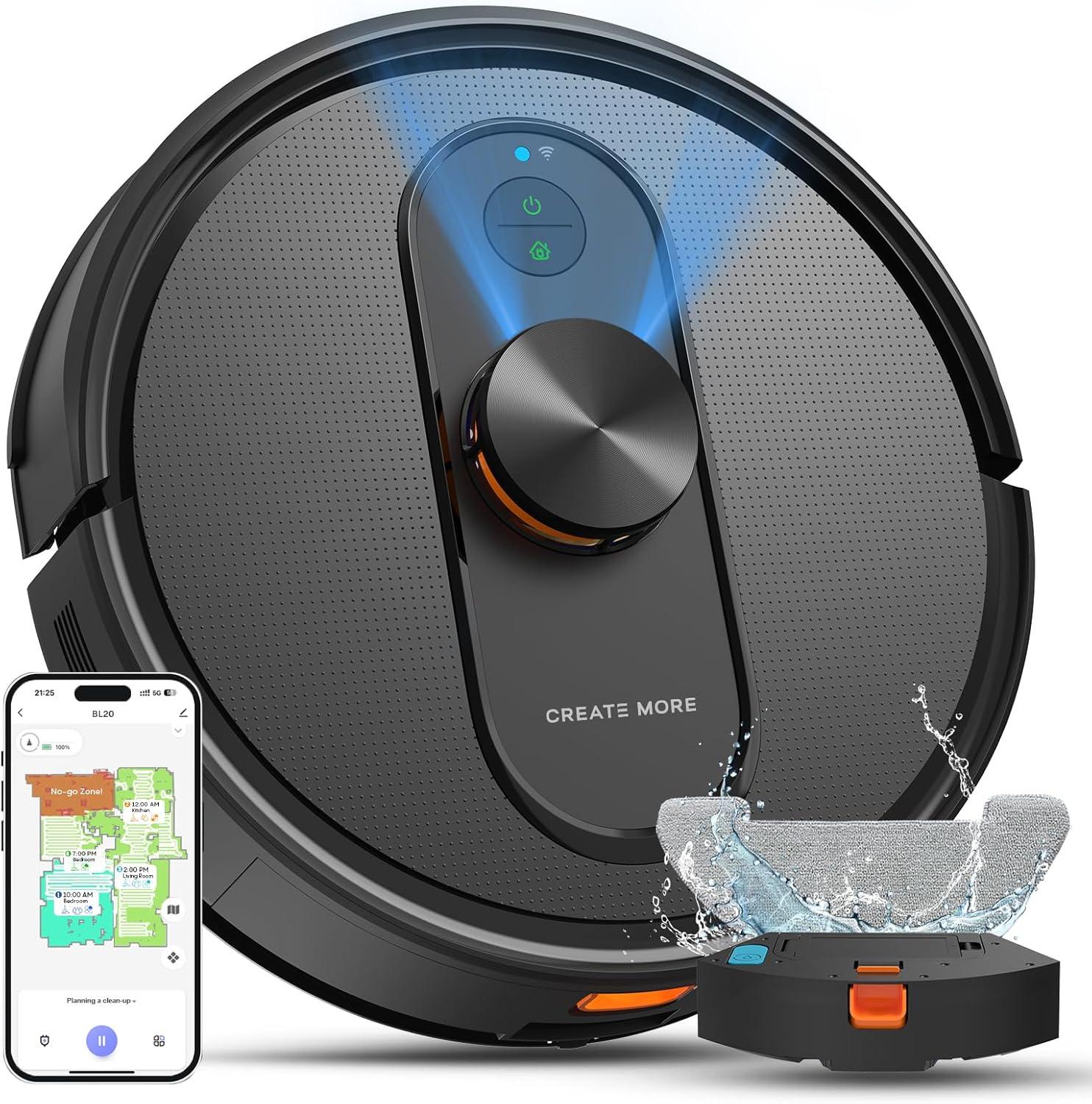 Surprising Showdown: Mopped Maps, Alexa Controls, Paied Pet Hair...Robotic Vacuum Versus