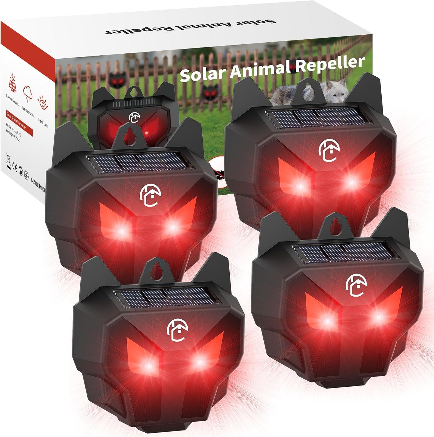 Solar Nocturnal Light Showdown: tested Red Flash, Waterproof, Yard Defense… Surprising Deterrent!