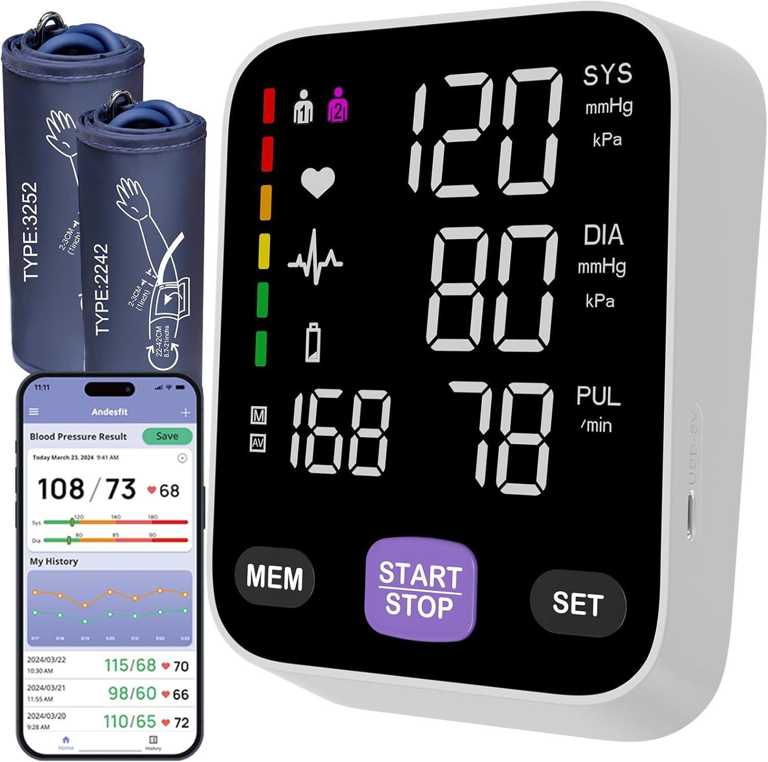 Large vs. Extra Large Cuffs Compared: Bluetooth Monitors vs. Apple Health EP onward
