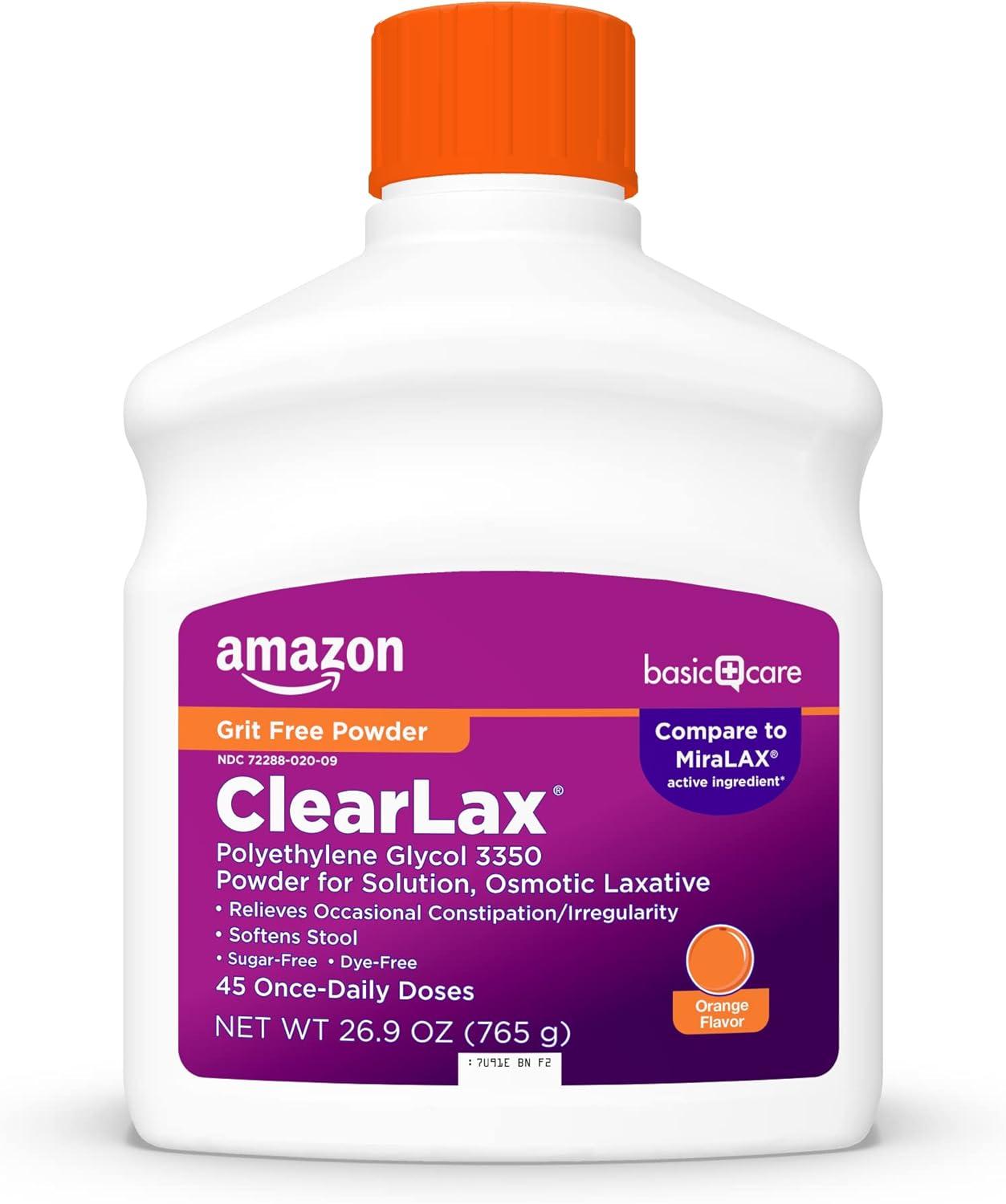 Polyethylene Glycol Laxative vs Orange Tone/versionewed