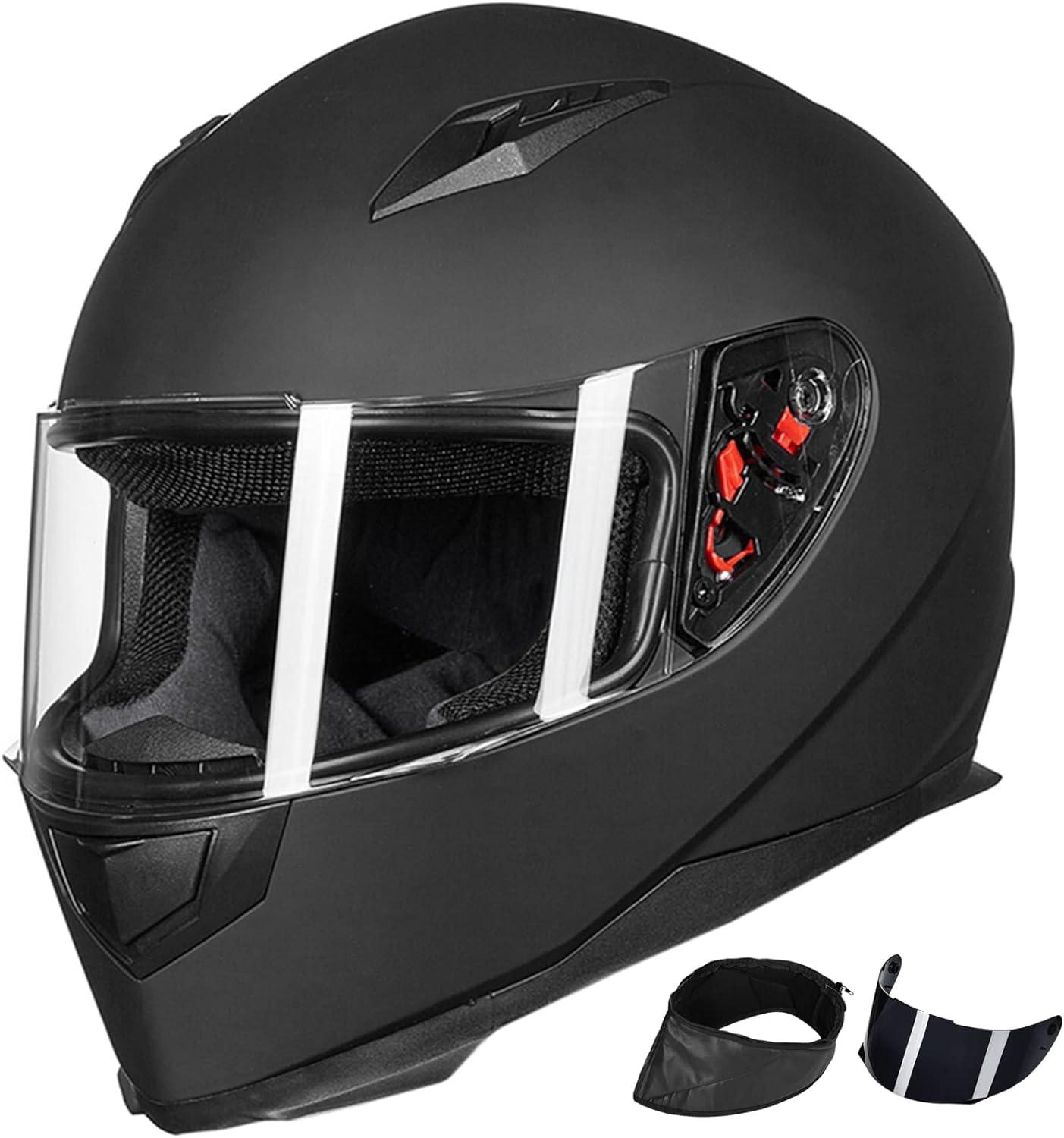 Ilm Full Face Helmet: Scarf, Dual Visors Compared: Versatile Winter Pickup