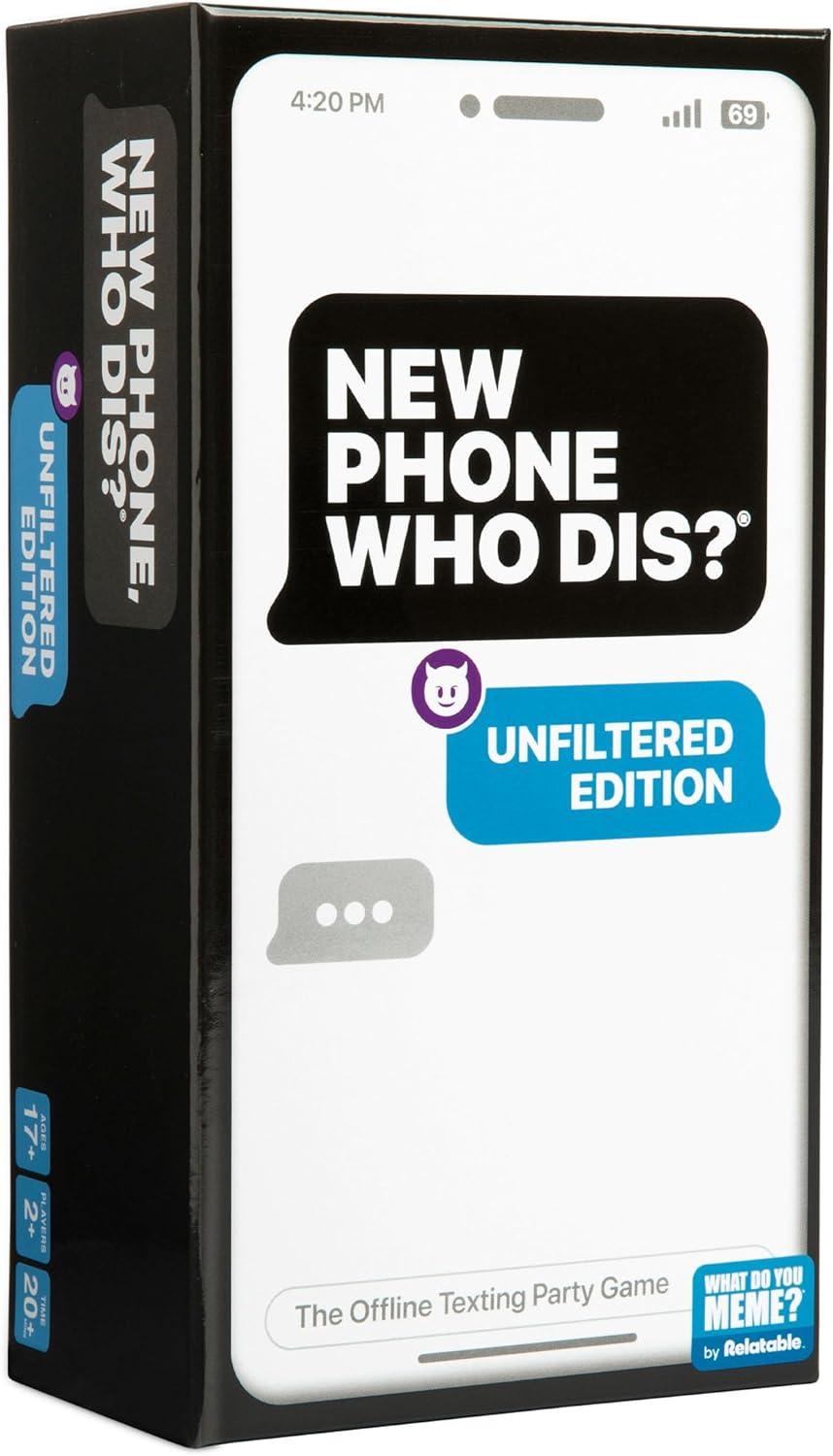 New Phone Who Dis? Versus Offline Text Game—100 Cards, Surprising Fun Tested
