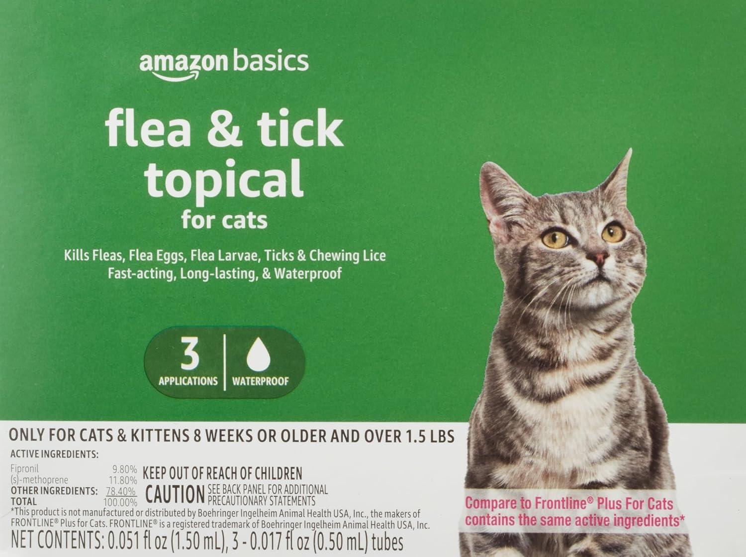 Amazon Basics vs. Solimo: Tested Flea Treats,... Cats Love