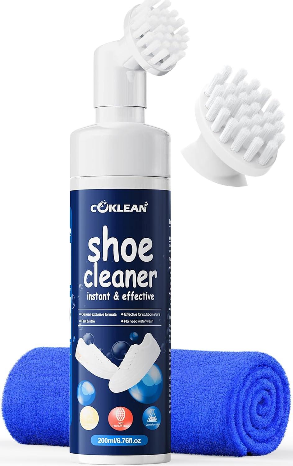 Cleaned tested Sneaker Foam… Versus White Kit: Shoe Use Case Fun