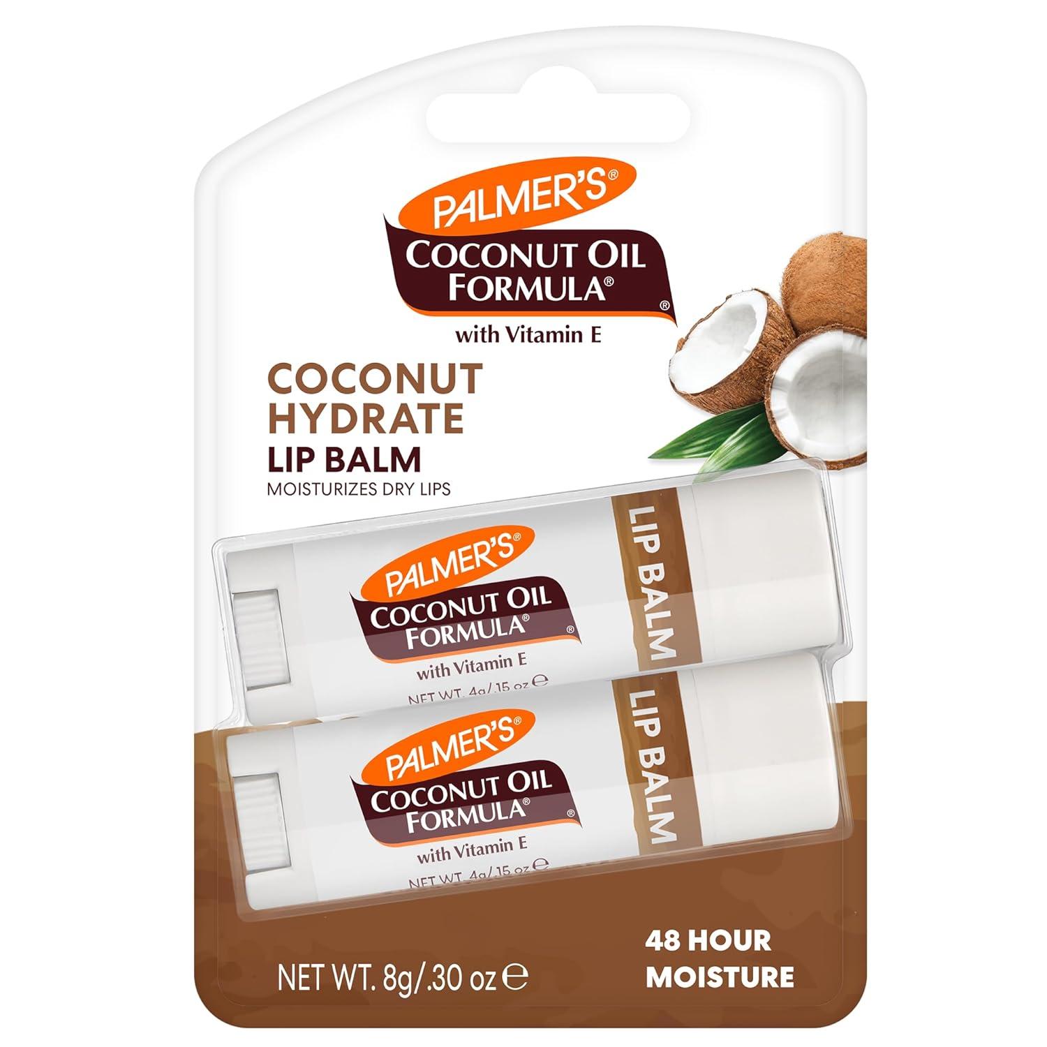 Palmer's Coconut Lip Balm Duo Versus Surprising All-Day Moisturization