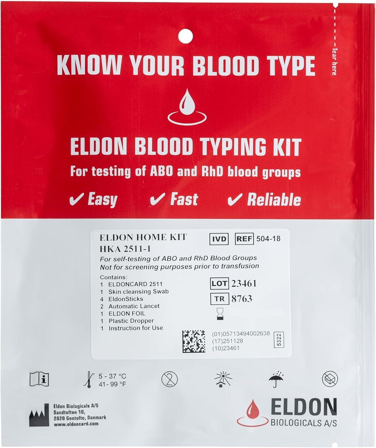 Eldoncard Kit: Fast Blood Type Compared, Surprising Results In Minutes… Buy Smart!