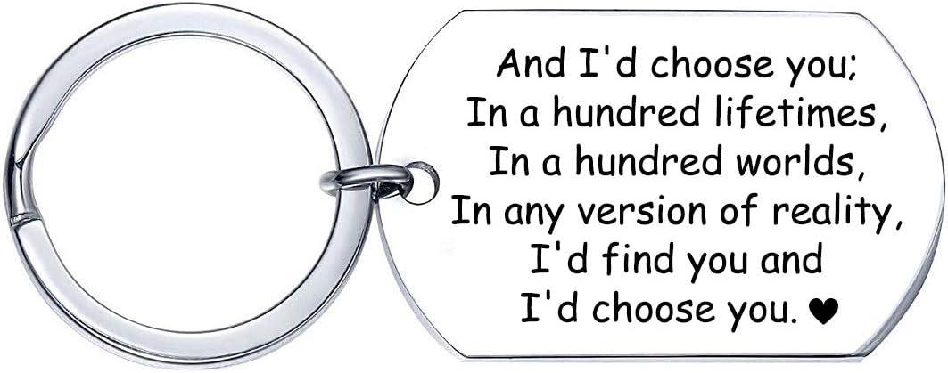 Versus: XGAKWD's Tested Engraved Romantic Gift Keychain