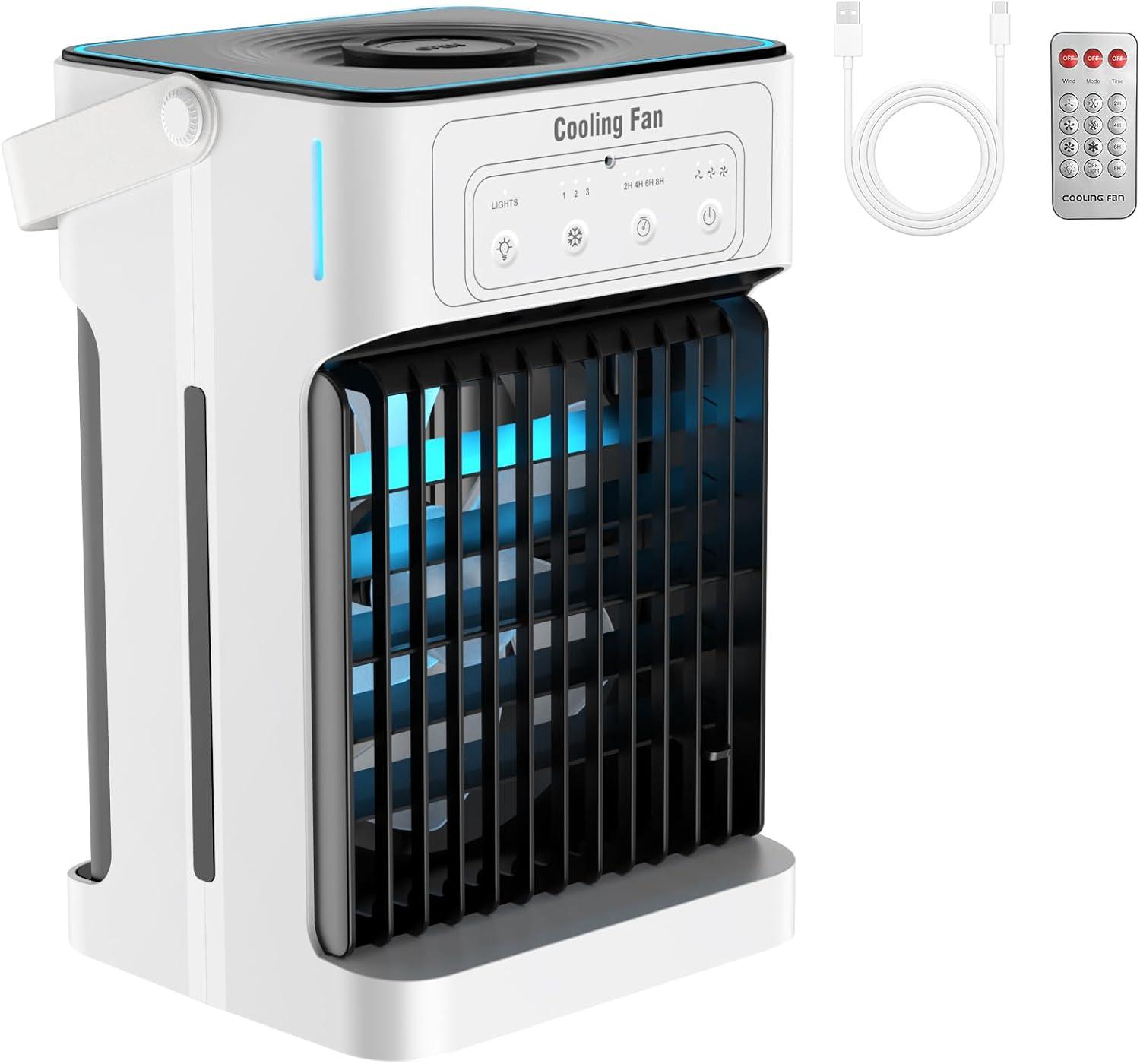 Portable AC vs Evaporative Cooler: Tested vs Colored Fan Lights for Summer Rooms...Best_mtime %%product_category%% Use Case: Surprising Comfort Trio