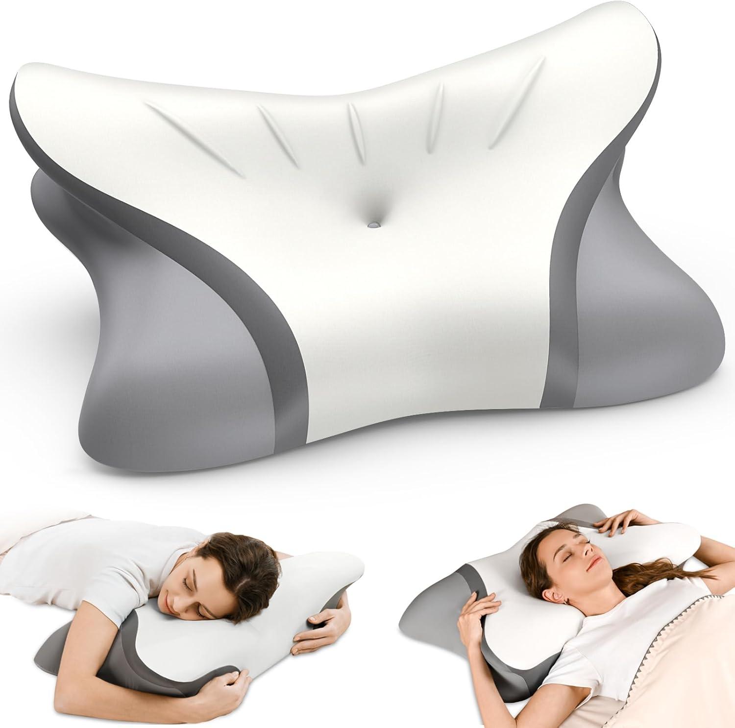 Ergonomic Tested Pillow: Side Back Pain Relief... Surprising Comparison!