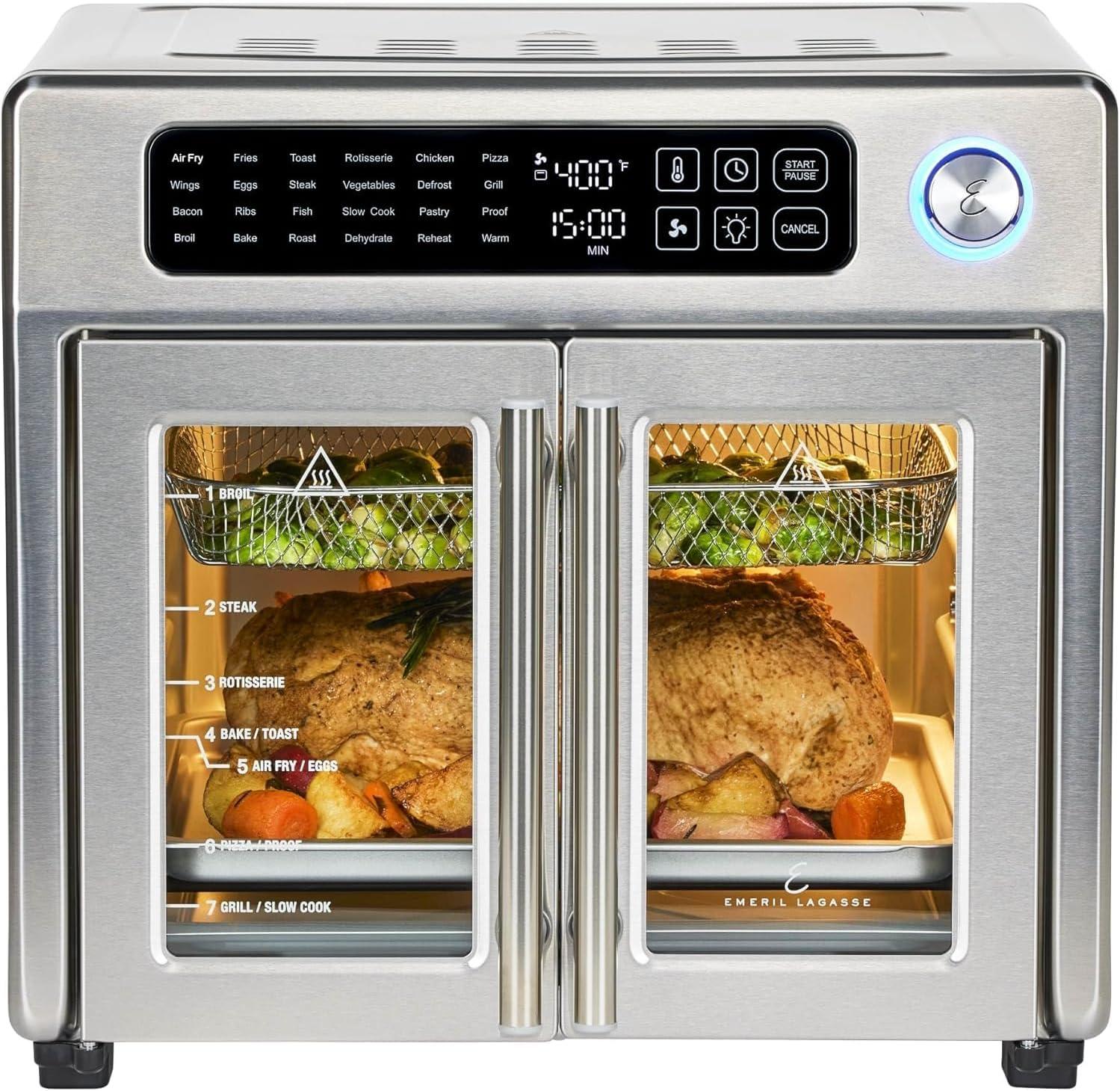 Emeril French Door Air Fryer Compared: 24 Tested Functions In 26QT... Tasty Trending!