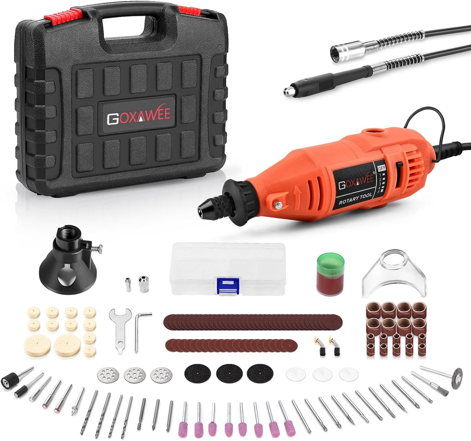 GoXawee Rotary Tool Showdown: Keyless Chuck, 140 Accessories Compared… Surprising DIY Versus Precision Use Cases