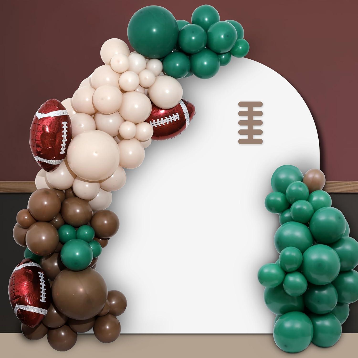 Champion T-Shirt, Balloon Arch, Books Compared: Football Fun vs. Fanatics