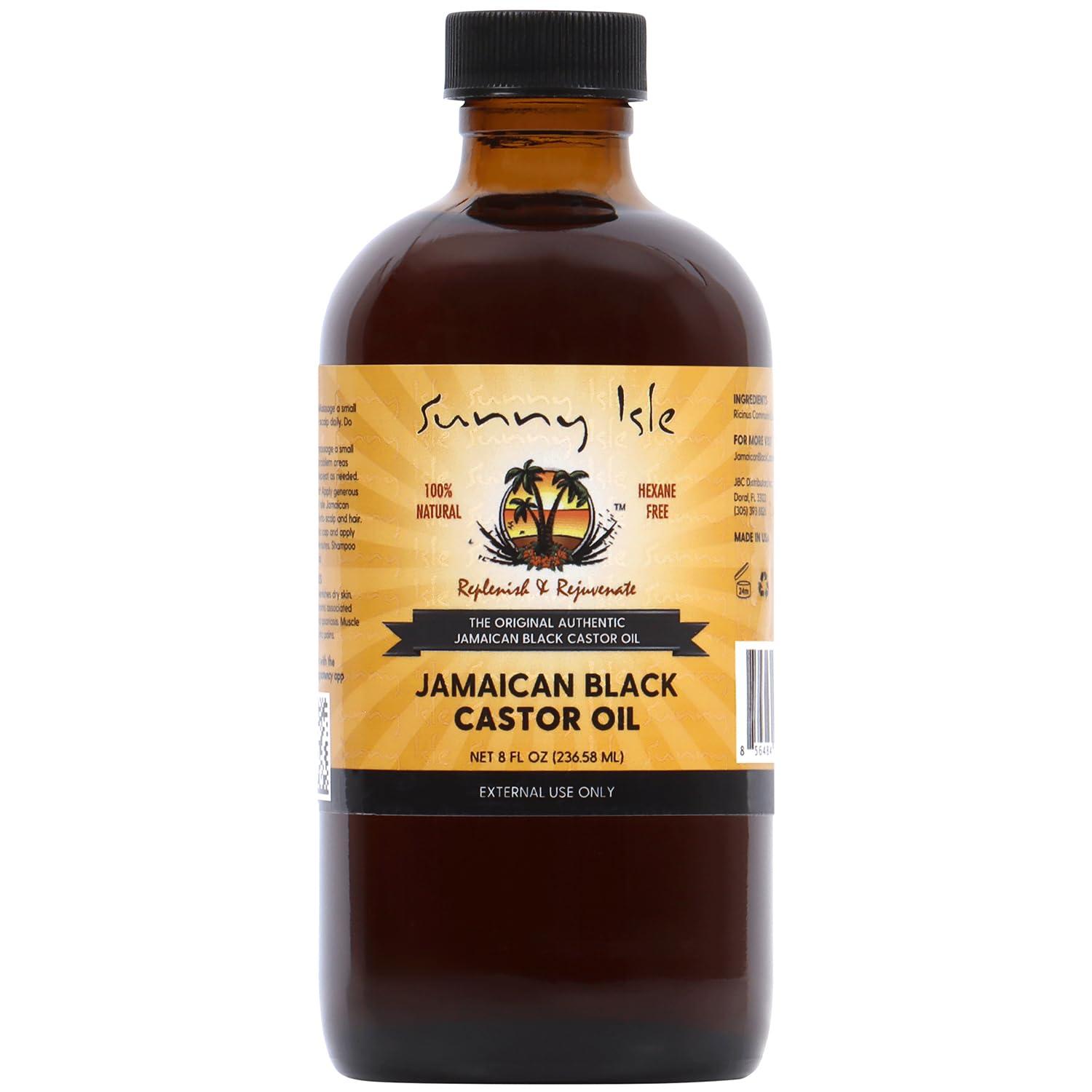 Sunny Isle Castor Oil vs. Black: Tested Growth & Shine...Natural Power Showdown