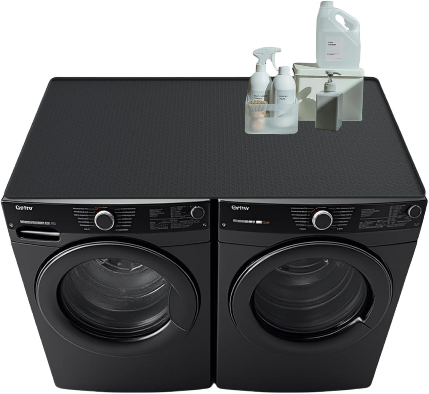 Top-Tested Cover Versus Countertop: Black Washer vs. Dryer Insight... Perfect Home Use!