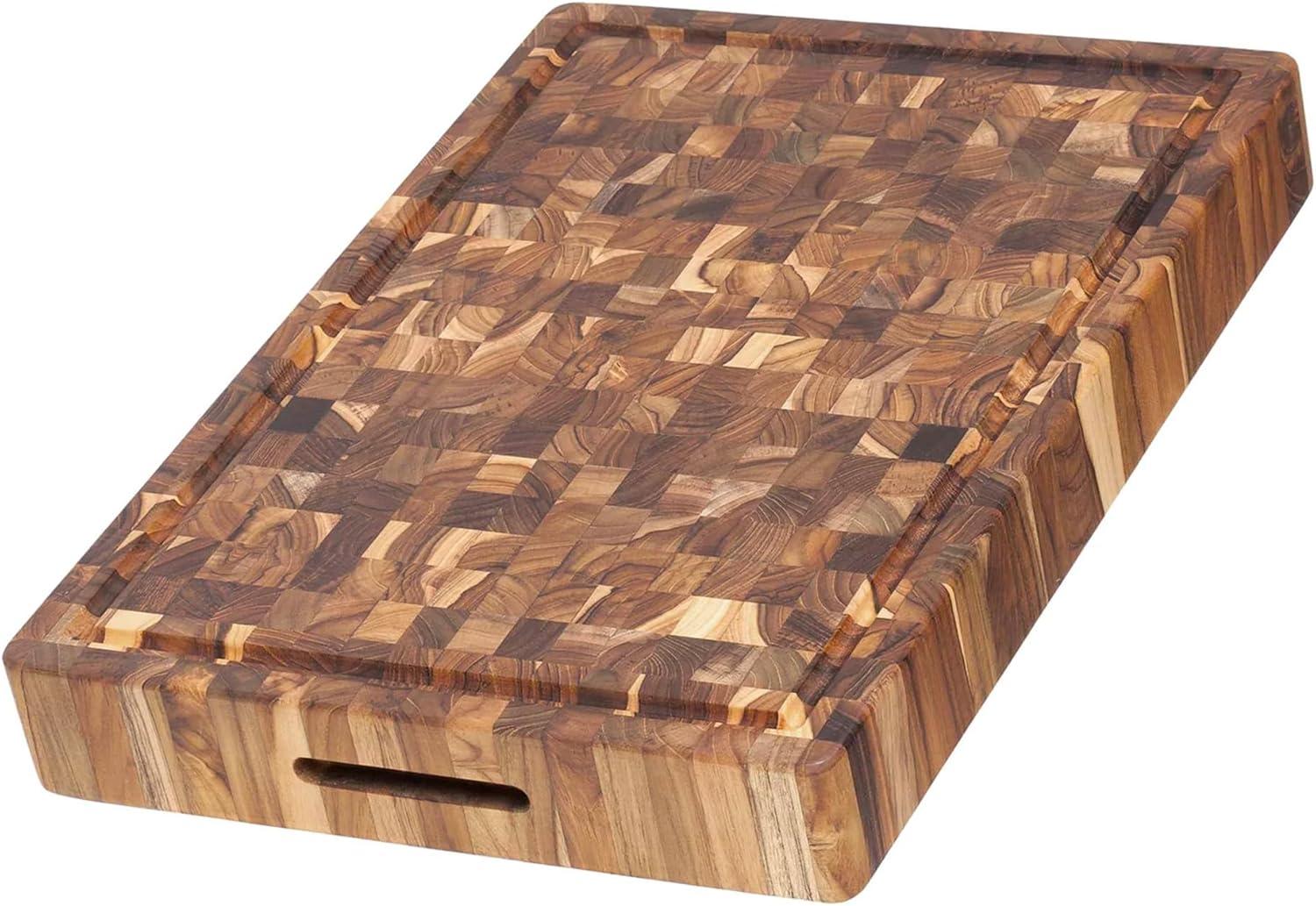 Teakhaus vs. Lakestone: Tested Cutting Blocks for Roasts... Big Size, FSC Certification & More
