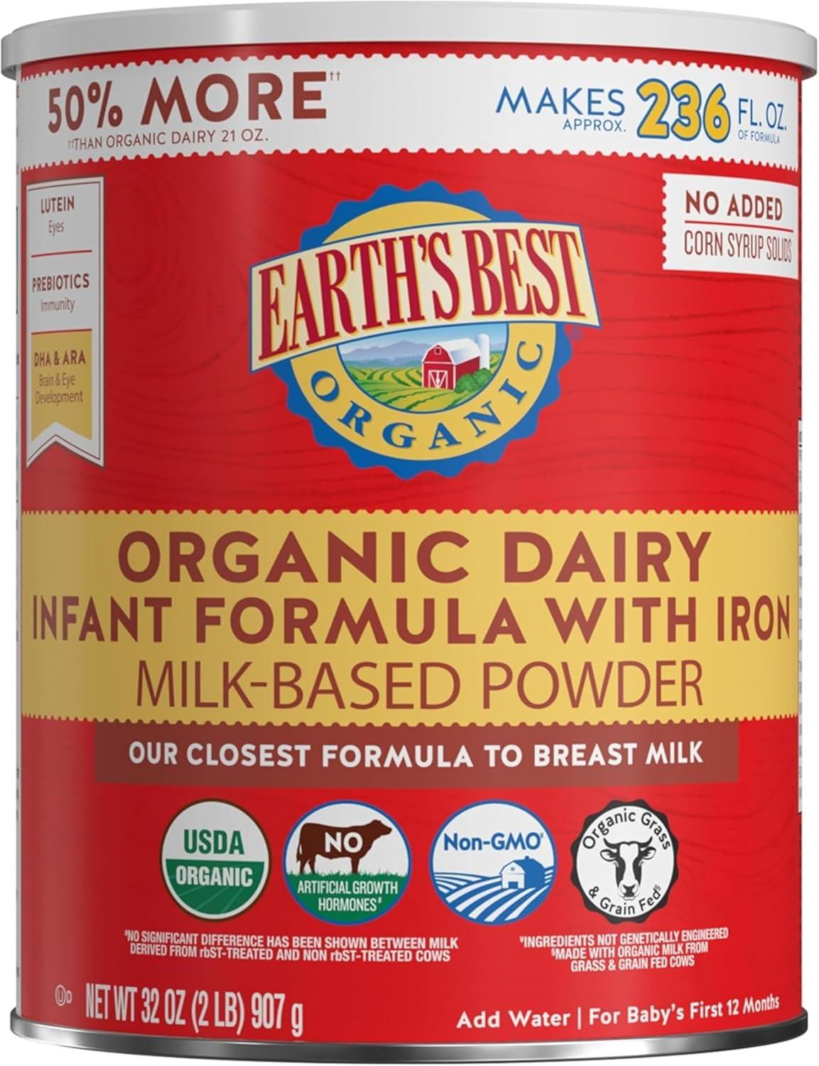 Earth's Best Formula Showdown: Iron-Infused, Tested, Best for 0-12 Months